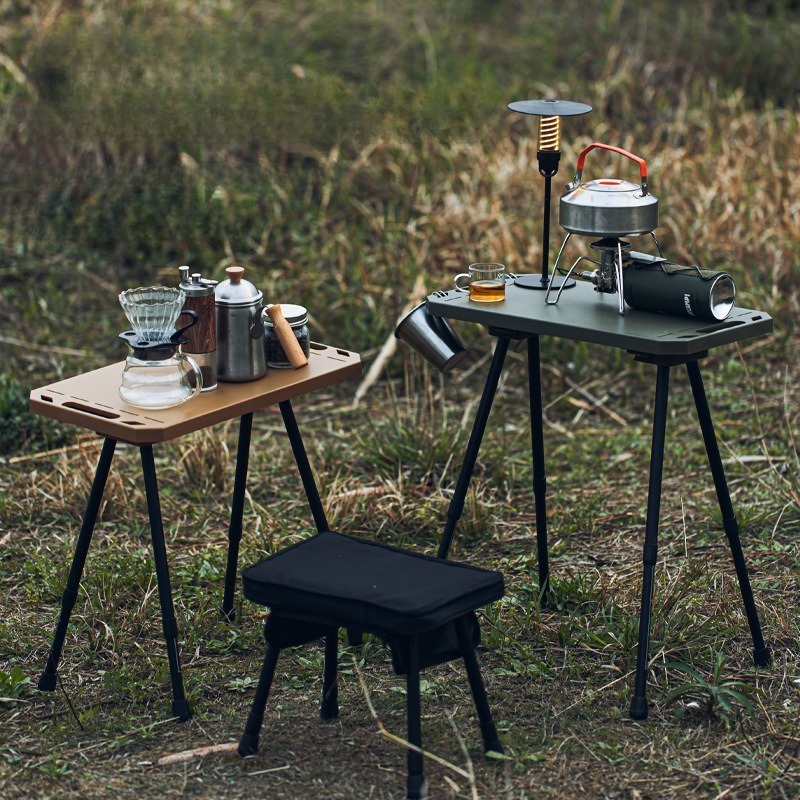 Outdoor Furniture Legs - طاولة تخييم قابلة للطي بارتفاع قابل