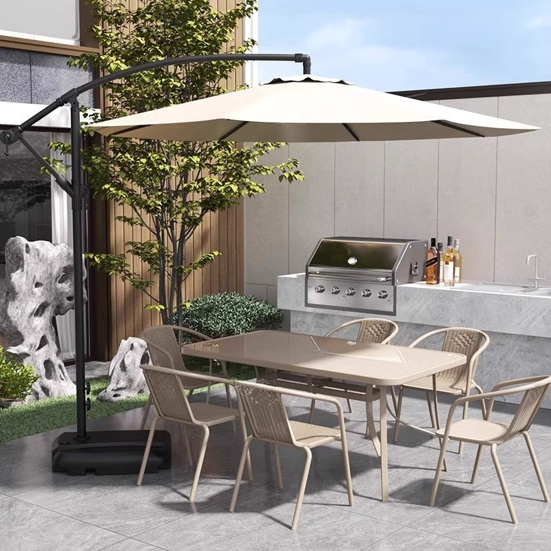 Outdoor Furniture Iron - مجموعات أثاث حدائق بتصميم أوروبي عصري،