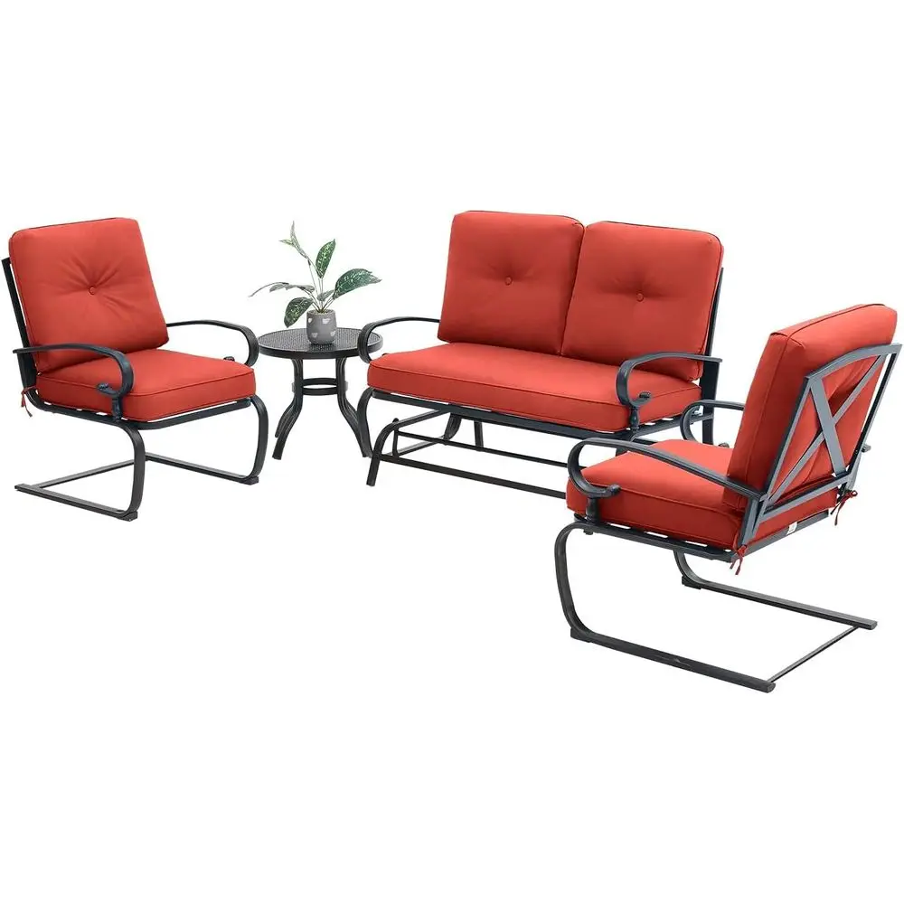 Outdoor Furniture Iron - طقم أثاث خارجي من الحديد المطاوع