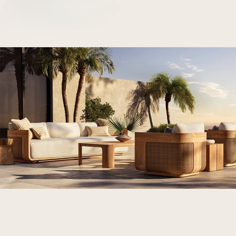 Outdoor Furniture Luxury - في الهواء الطلق طقم أريكة من