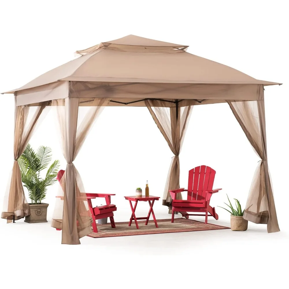 Outdoor Furniture Gazebo - خيمة حديقة محمولة حديثة مقاس 11×11