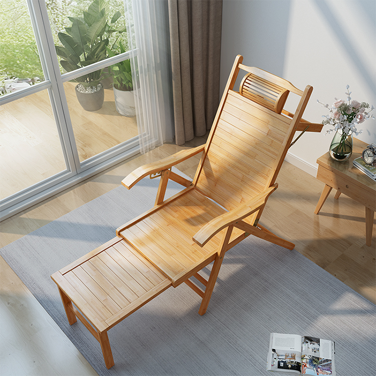Outdoor Furniture Designer - كرسي استرخاء قابل للطي من الخيزران