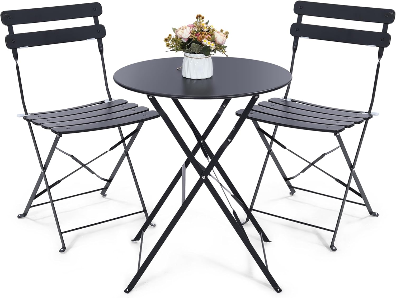 Outdoor Furniture Table - طقم بيسترو خارجي قابل للطي من
