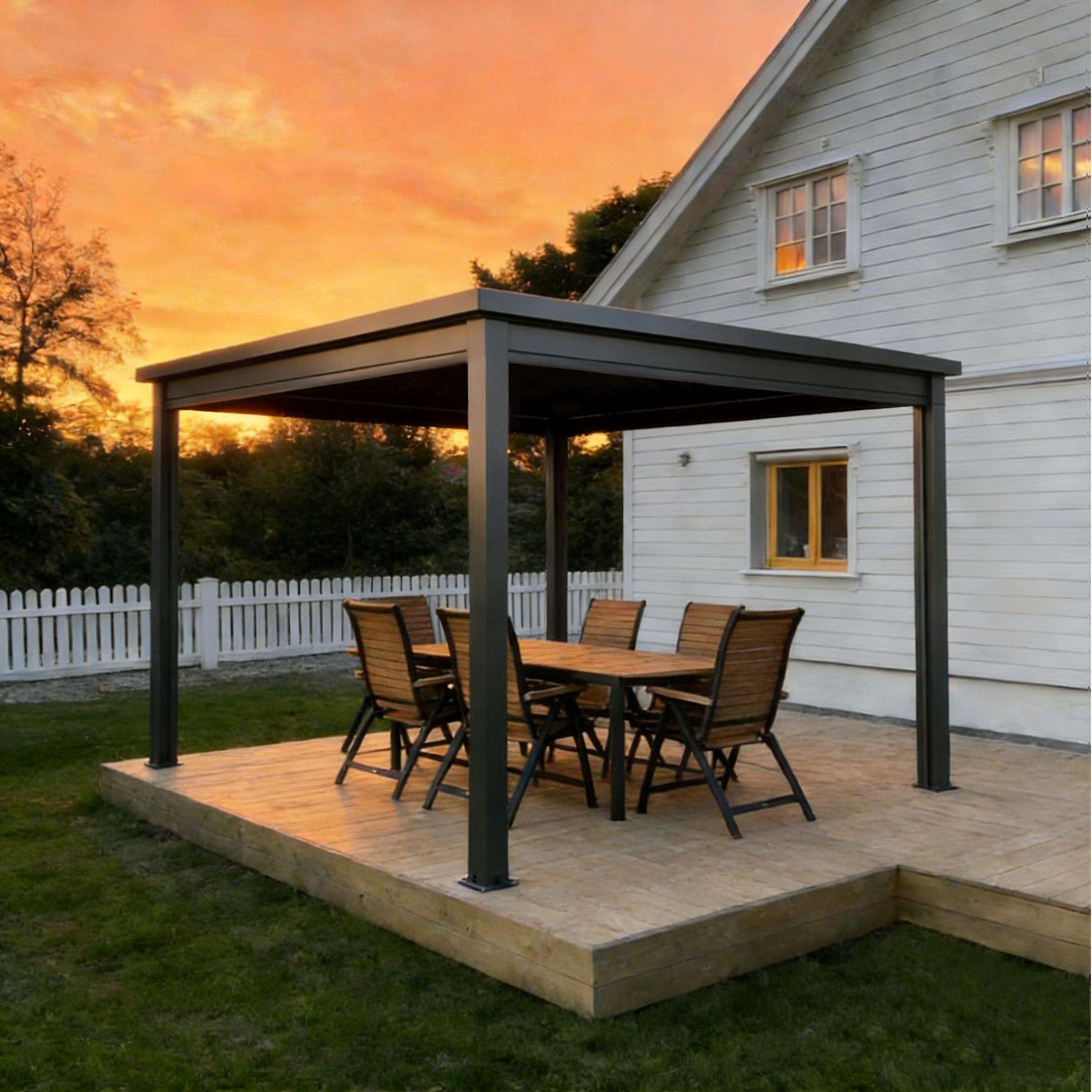 بيع مباشر من المصنع: بيرجولا م - مراجعة Outdoor Furniture Gazebo وسعره