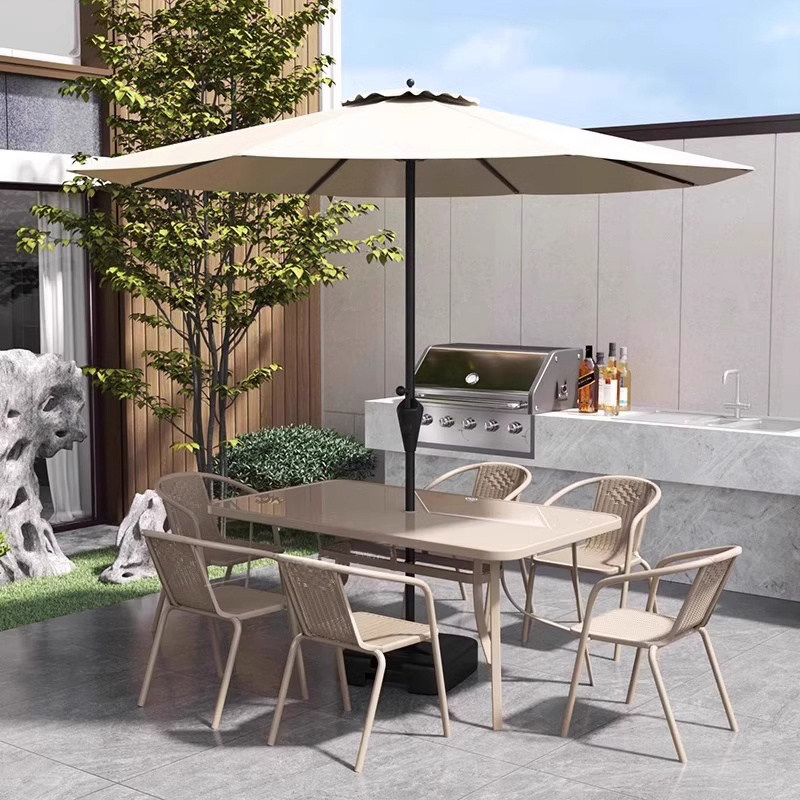 مجموعات أثاث حدائق بتصميم أورو - مراجعة Outdoor Furniture Iron وسعره