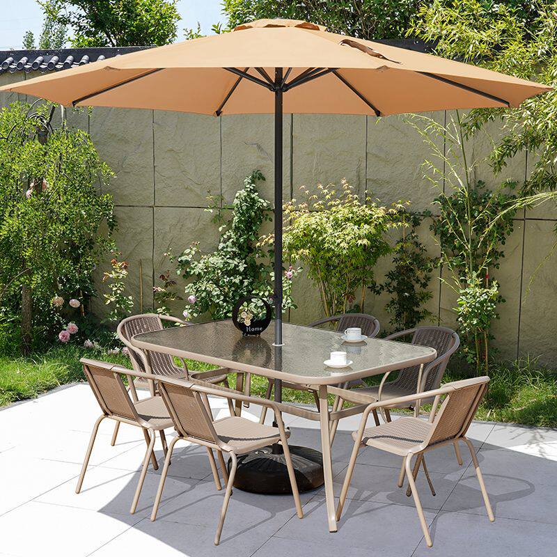 مجموعات أثاث حدائق بتصميم أورو - مراجعة Outdoor Furniture Iron وسعره