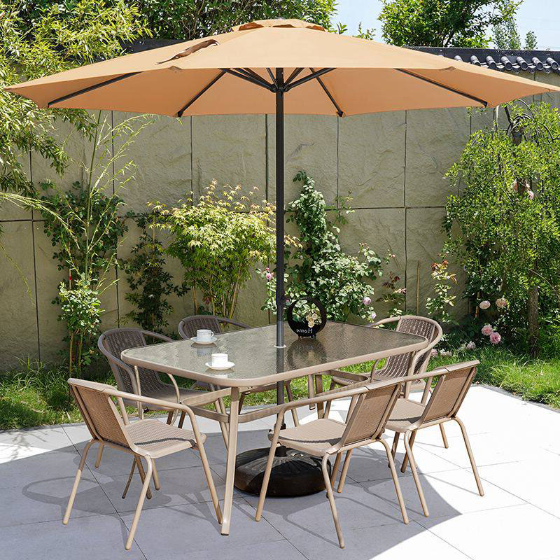 مجموعات أثاث حدائق بتصميم أورو - مراجعة Outdoor Furniture Iron وسعره