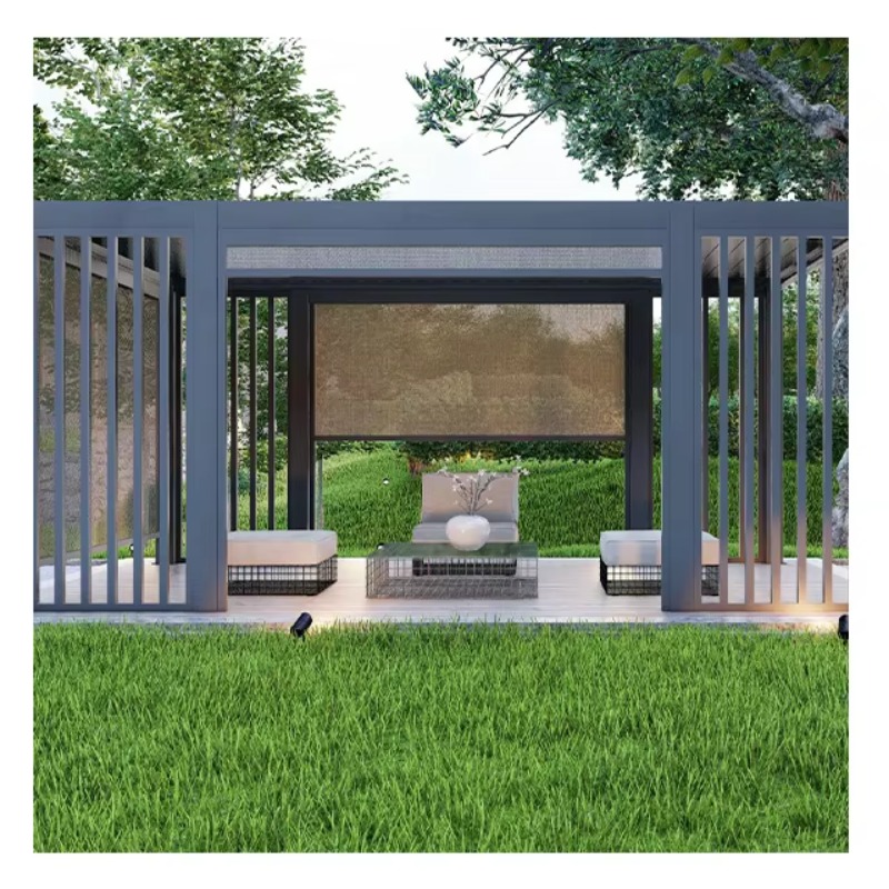 جازيبو وشرفة حديقة عصرية قابلة - مراجعة Outdoor Furniture Gazebo وسعره
