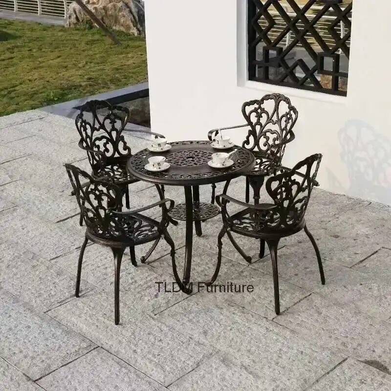 مجموعة الأثاث كراسي الترفيه في - مراجعة Outdoor Furniture Iron وسعره