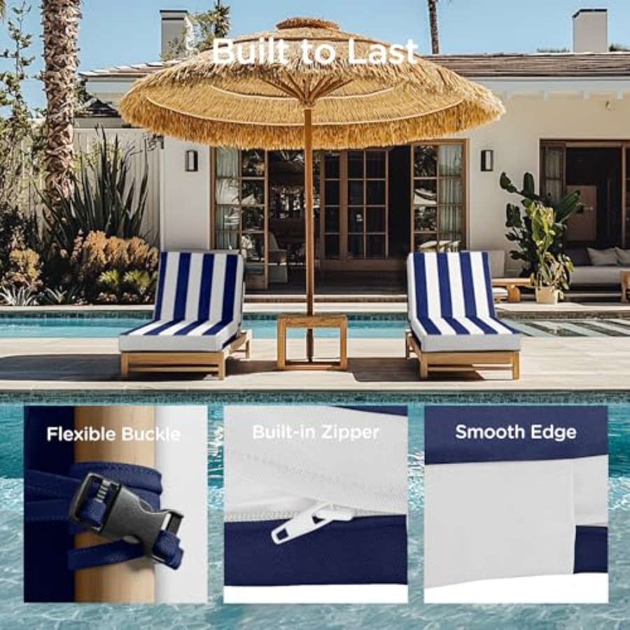 وسائد كراسي الاسترخاء الخارجية - مراجعة Outdoor Furniture Cushions 22 X 22 وسعره