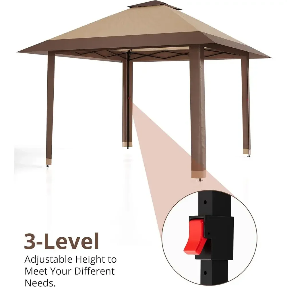 جازيبو خارجي 13×13 مع غطاء شبك - مراجعة Outdoor Furniture Gazebo وسعره