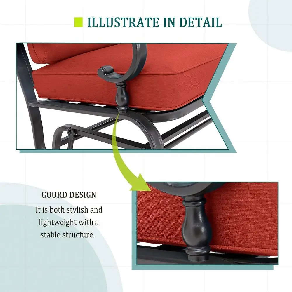 طقم أثاث خارجي من الحديد المطا - مراجعة Outdoor Furniture Iron وسعره