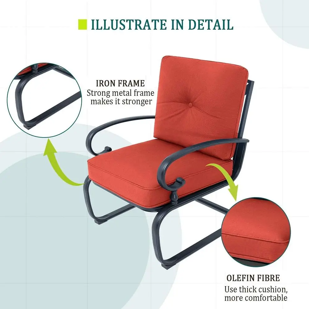 طقم أثاث خارجي من الحديد المطا - مراجعة Outdoor Furniture Iron وسعره