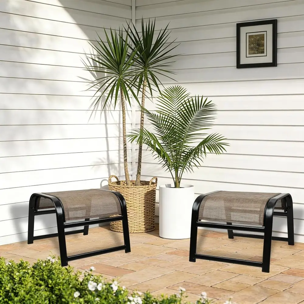 طقم أوتومان للفناء الخارجي، أث - مراجعة Outdoor Furniture Iron وسعره