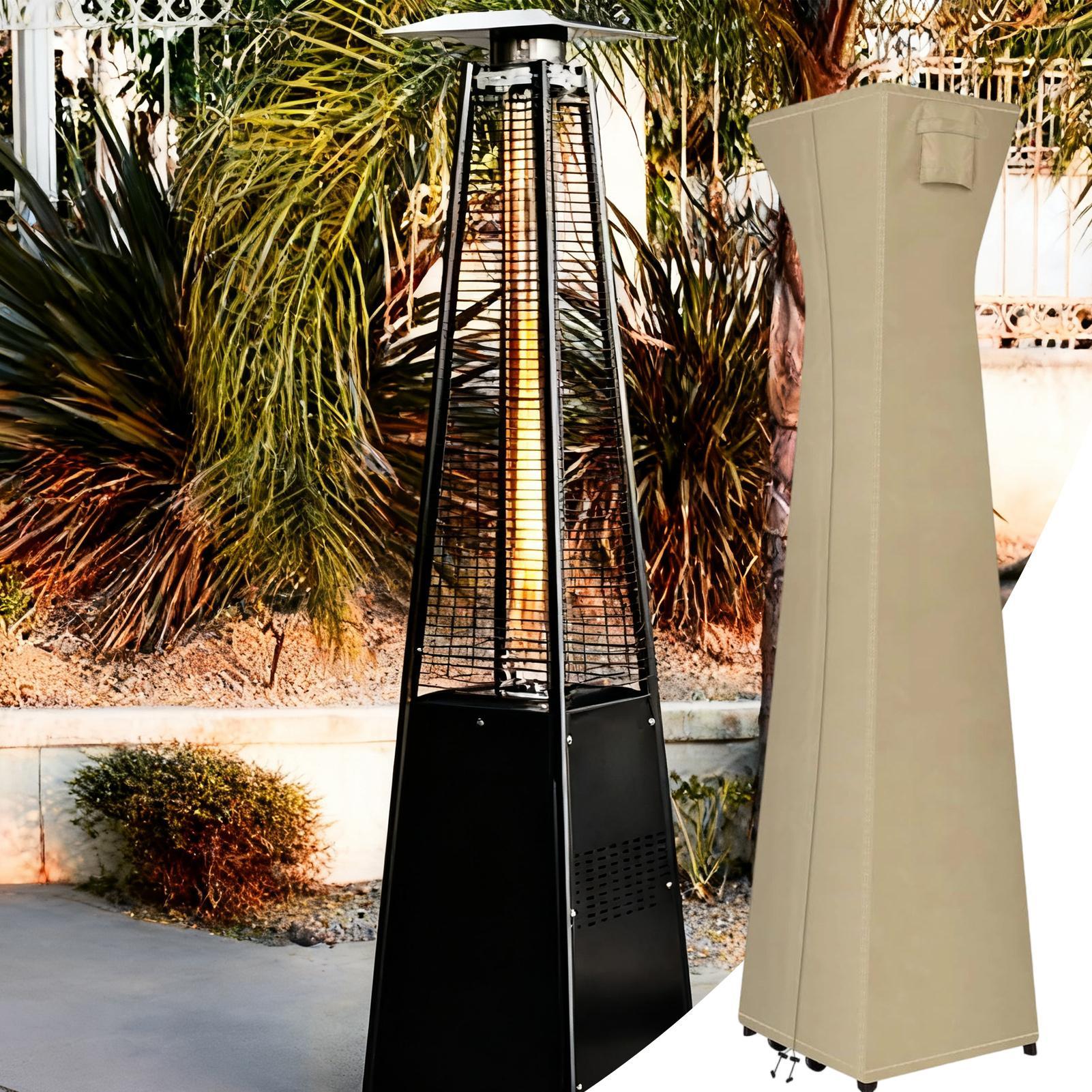الهرم غطاء سخان الفناء الثقيلة - مراجعة Patio Heater Standing وسعره