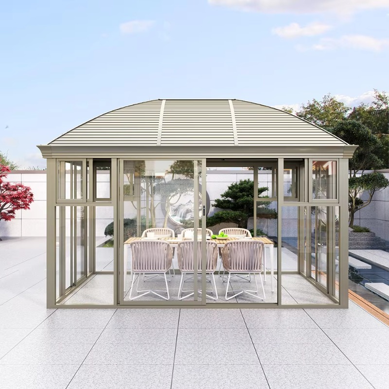 غرف شمسية قائمة بذاتها، بيوت ز - مراجعة Outdoor Furniture Gazebo وسعره