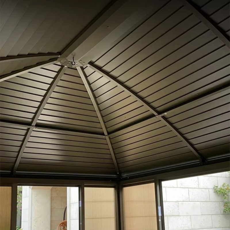 غرف شمسية قائمة بذاتها، بيوت ز - مراجعة Outdoor Furniture Gazebo وسعره