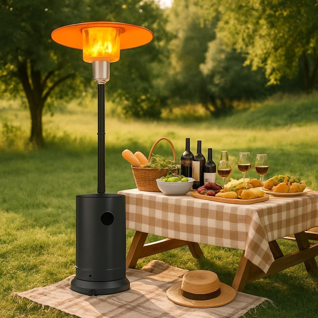 مصباح حراري خارجي بقدرة 4000 و - مراجعة Patio Heater Standing وسعره