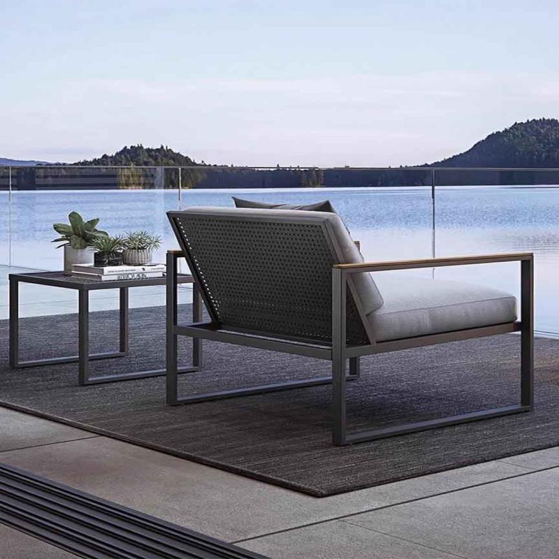 طقم أريكة حديث مقاوم للماء ومت - مراجعة Outdoor Furniture Iron وسعره