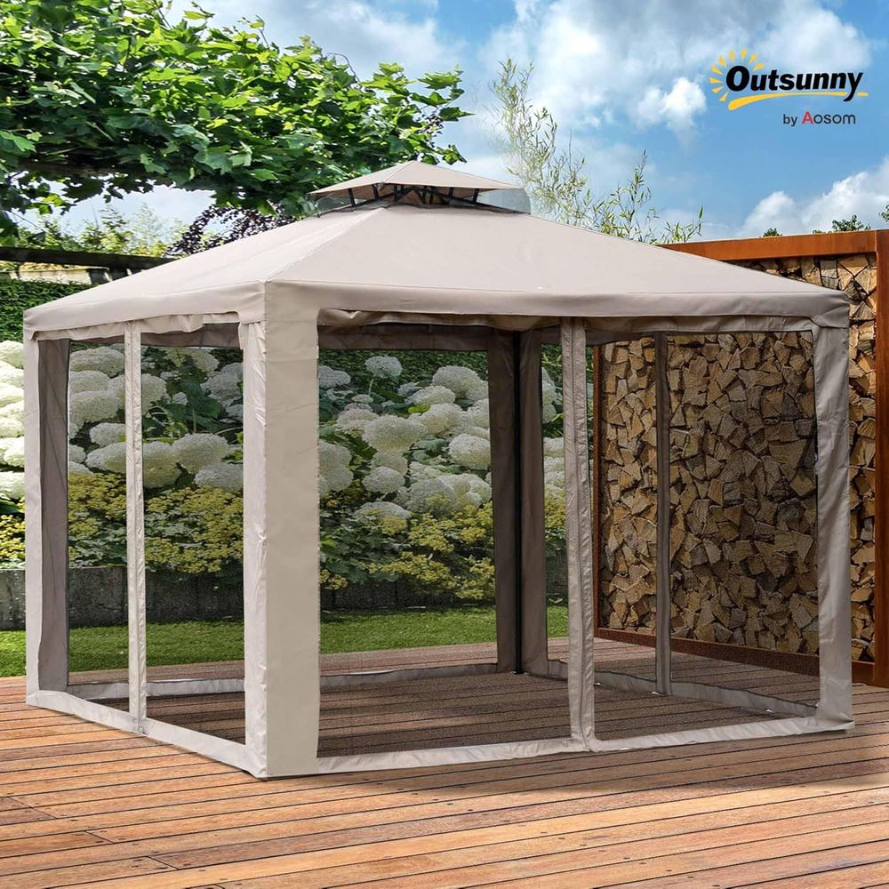جازيبو للفناء الخارجي مقاس 9.6 - مراجعة Outdoor Furniture Gazebo وسعره