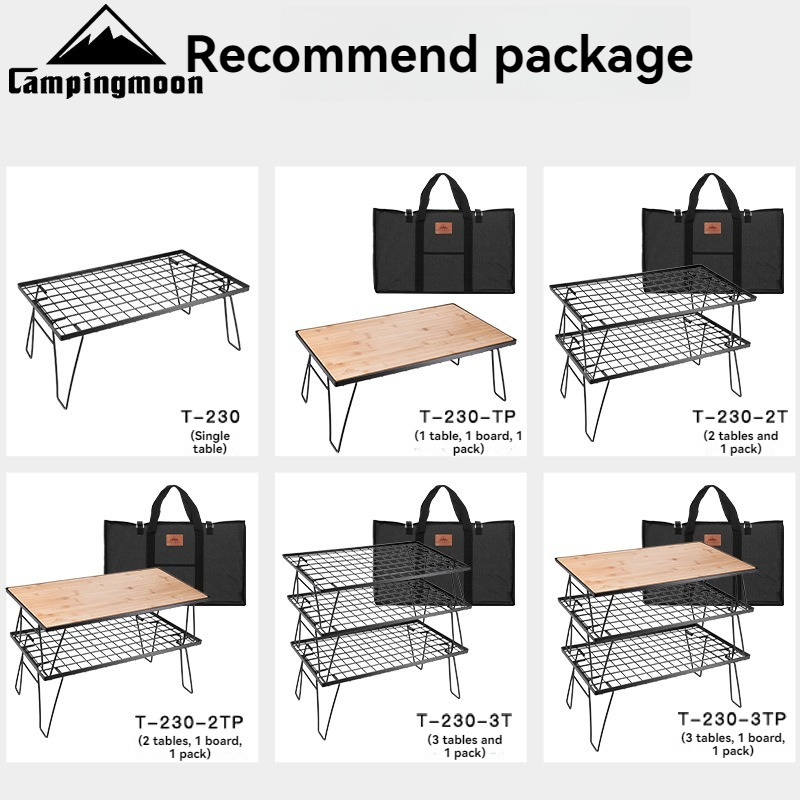 طاولة تخييم محمولة متعددة الوظ - مراجعة Outdoor Furniture Iron وسعره