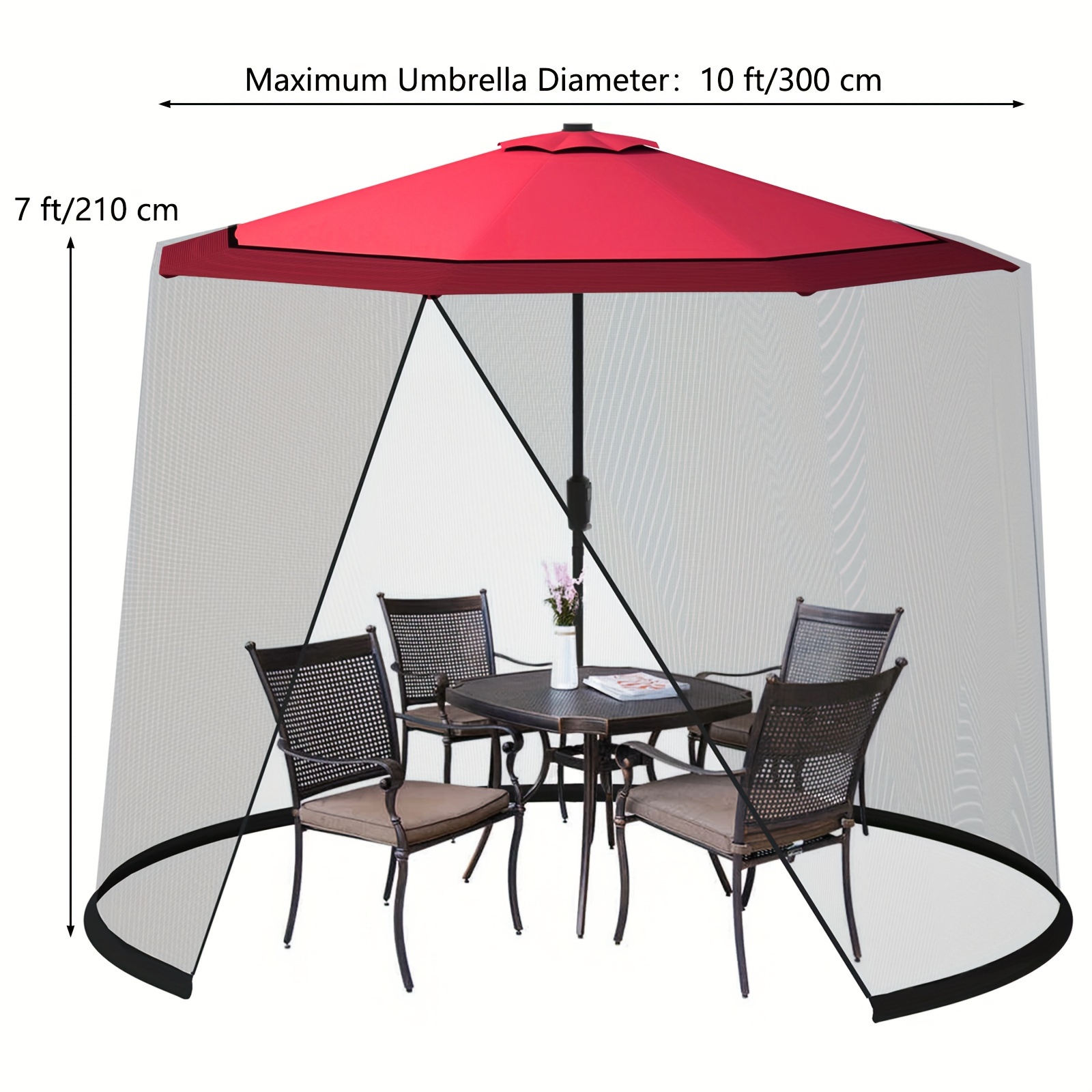 شبكة حماية من البعوض للشرفات و - مراجعة Outdoor Furniture Designer وسعره