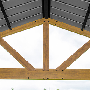 جازيبو خارجي بإطار ألومنيوم وس - مراجعة Outdoor Furniture Gazebo وسعره