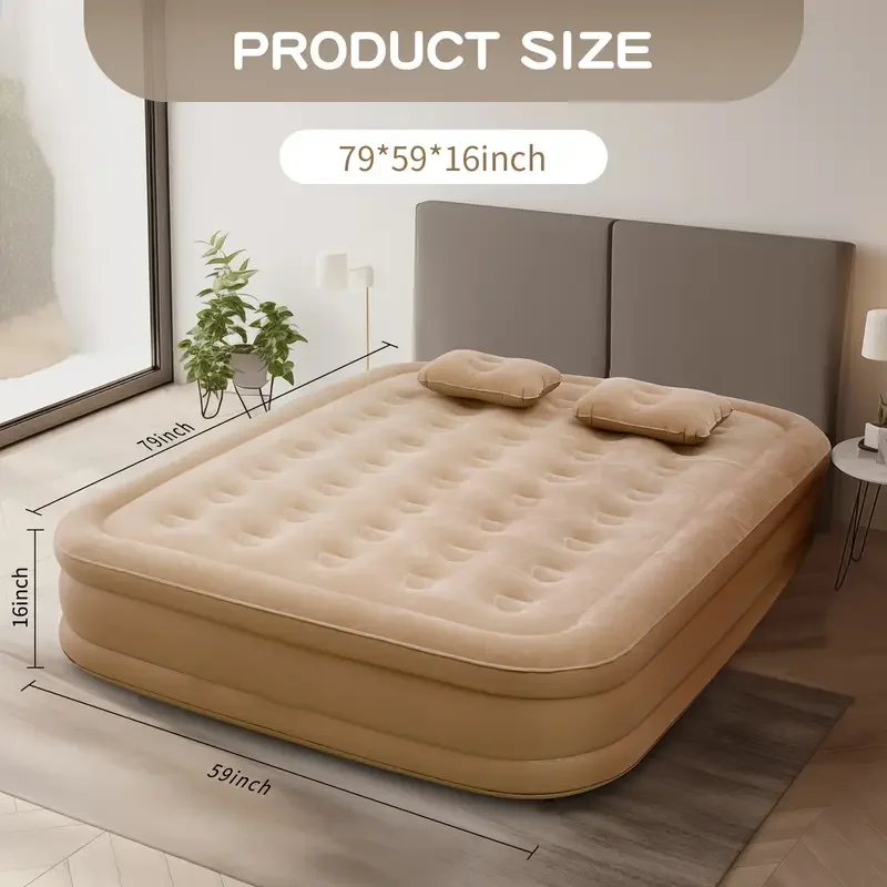 فراش هوائي داخلي فاخر للتخييم، - مراجعة Outdoor Furniture Luxury وسعره