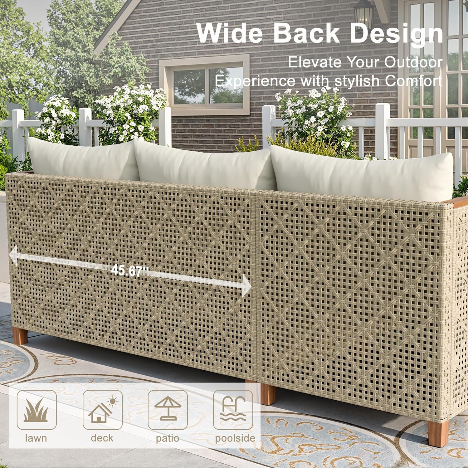 طقم أريكة على شكل حرف L من الخ - مراجعة Outdoor Furniture L Shape وسعره