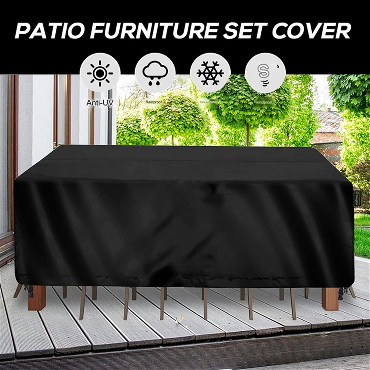غطاء مجموعة أثاث الفناء A45I م - مراجعة Outdoor Furniture Cover Xl وسعره