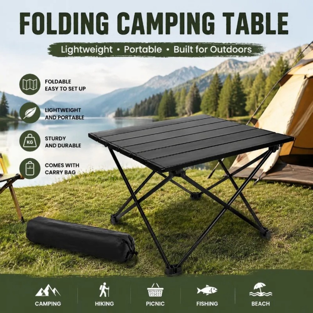 طاولة تخييم محمولة خفيفة الوزن - مراجعة Outdoor Furniture Iron وسعره
