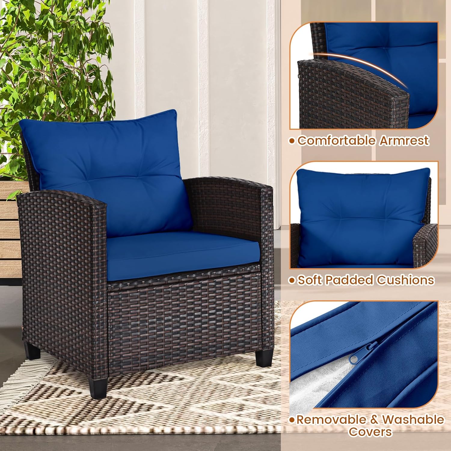 طقم بيسترو خارجي من 3 قطع من ا - مراجعة Outdoor Furniture Table وسعره