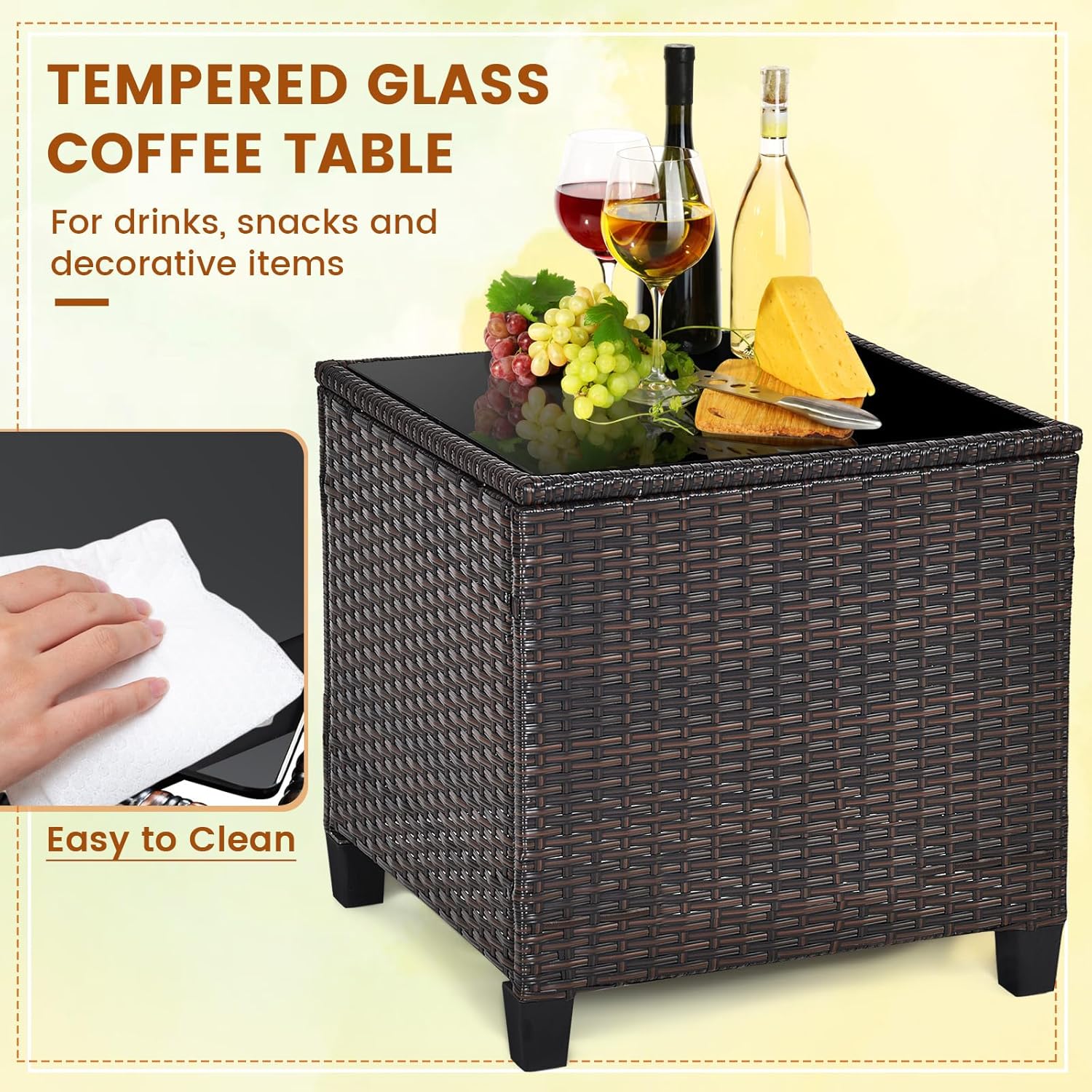 طقم بيسترو خارجي من 3 قطع من ا - مراجعة Outdoor Furniture Table وسعره